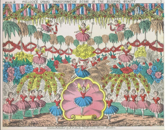 Pollock's grand transformation scene in The Sleeping Beauty, featuring a chorus of fairy dancers.