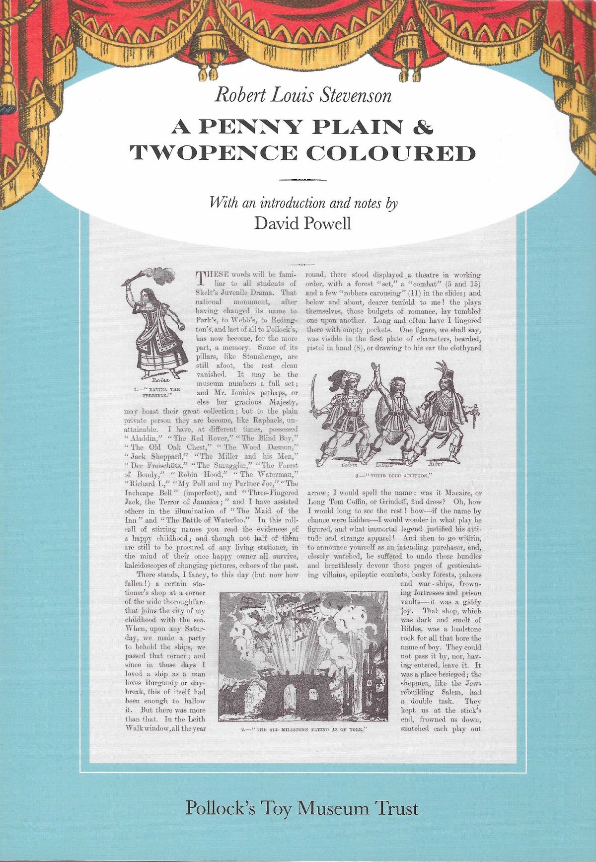 Robert Louis Stevenson: A Penny Plain & Twopence Coloured book, with an introduction and notes by David Powell